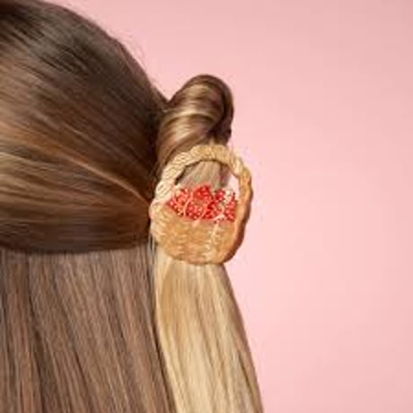 【Coucousuzette】【ククシュゼット】Strawberries Basket いちごのバスケット Hair Claw