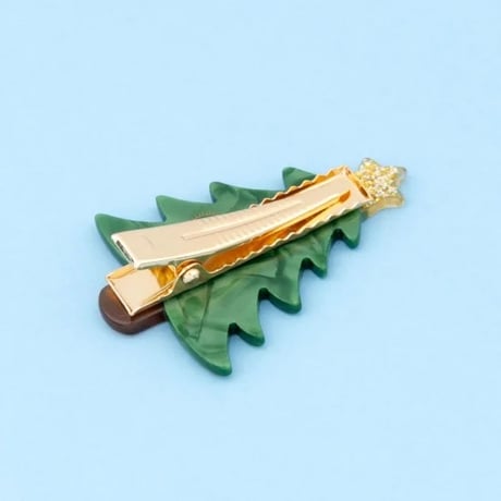 【Coucou Suzette】【ククシュゼット】Christmas tree hair clip