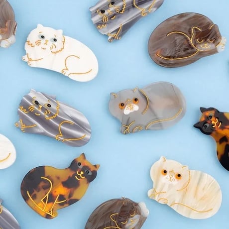 【Coucou Suzette】【ククシュゼット】bengal cat ベンガル猫 hair clip