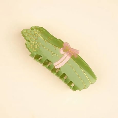 【Coucou Suzette】【ククシュゼット】Asparagus アスパラガス hair claw