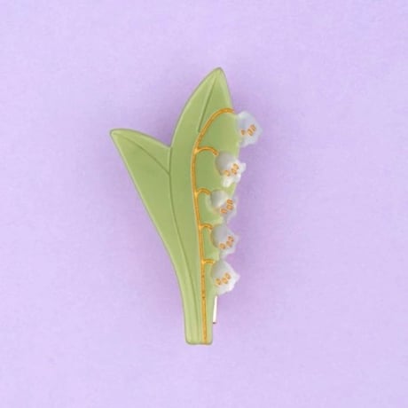 【Coucou Suzette】【ククシュゼット】Lily of the Valley  スズラン ミニヘアクリップ