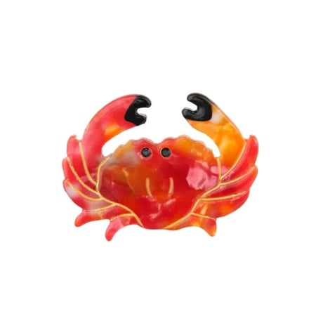【Coucou Suzette】【ククシュゼット】crab カニ mini hair clip