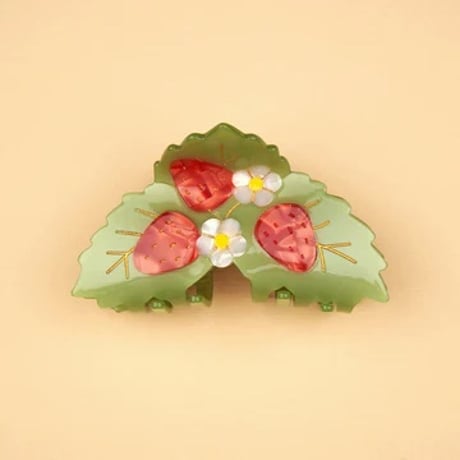 【Coucou Suzette】  ククシュゼット strawberry plant ストロベリープラント hair claw