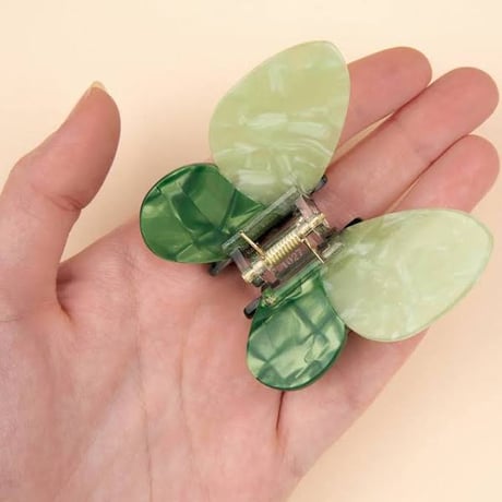 【Coucou Suzette】  ククシュゼット green butterfly 蝶々 hair claw