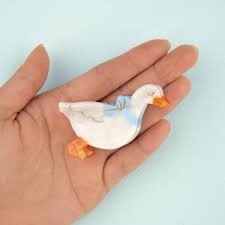 【Coucou Suzette】【ククシュゼット】Goose アヒル mini hair claw