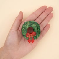 【Coucou Suzette】【ククシュゼット】Christmas Wreath クリスマスリース hair claw