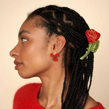 【Coucousuzette】【ククシュゼット】Rose ローズ 薔薇 Hair Claw