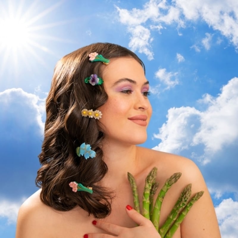 Coucou Suzette】 ククシュゼット Purple pansy パンジー ミニヘ