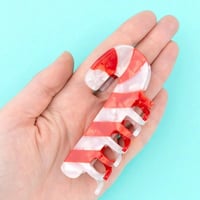【Coucou Suzette】【ククシュゼット】Candy Cane  キャンディーケイン hair claw