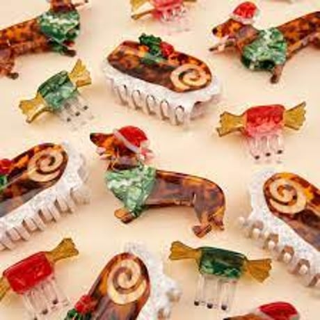 【Coucou Suzette】【ククシュゼット】Christmas Log Cake ブッシュドノエル Hair Claw