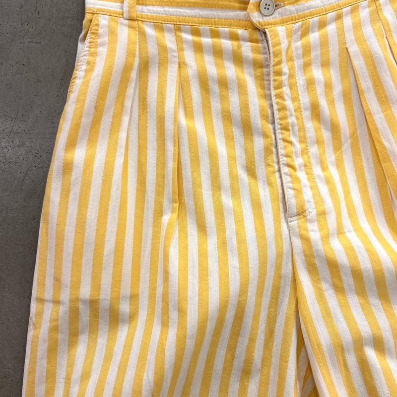 古着　ストライプイージーカーゴパンツ　ビンテージ　ヨーロッパ古着　80s 90s 古着 90s～ カナダ軍 ミリタリー ライトウェイト コンバット