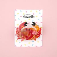 【Coucou Suzette】【ククシュゼット】crab カニ mini hair clip