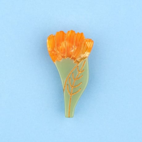 【Coucou Suzette】  ククシュゼット calendula カレンドゥラ　ミニヘアクリップ