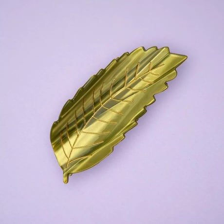【Coucou Suzette】 ククシュゼット chestnut leaf 栗の葉 hair claw ヘアクロウ
