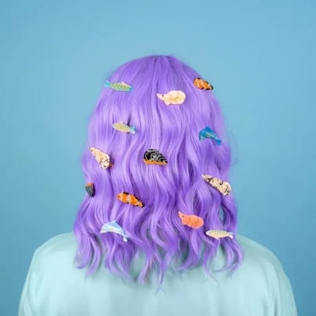 【Coucou Suzette】【ククシュゼット】  dolphin イルカ hair clip