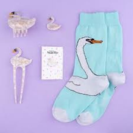 Coucou Suzette  ククシュゼット Swan 白鳥 Hair claw