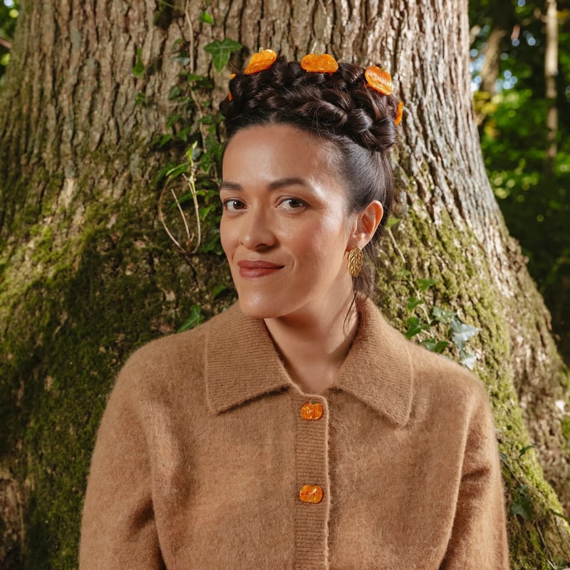 KOOK VENDOR 3/2mｍバックジップ ロンスプ☆オーダー料込 Coucou Suzette】【ククシュゼット】pumpkin button kit かぼち