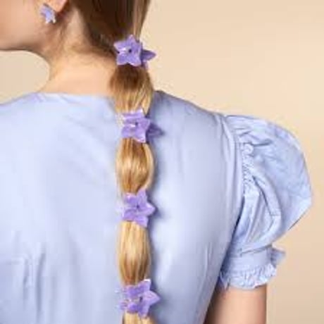 【Coucousuzette】【ククシュゼット】Bellflower ベルフラワー 桔梗 mini Hair claw