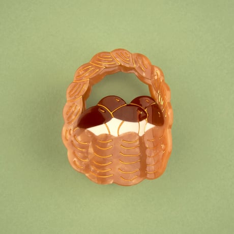 【Coucou Suzette】【ククシュゼット】mushroom basket きのこバスケット hair claw