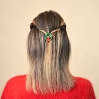 【Coucou Suzette】【ククシュゼット】Christmas Wreath クリスマスリース hair clip