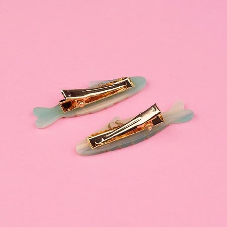 【Coucou Suzette】  ククシュゼット sardines イワシ hair clip set(2個セット)