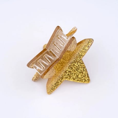 【Coucou Suzette】【ククシュゼット】Christmas Star スター 星 Hair claw