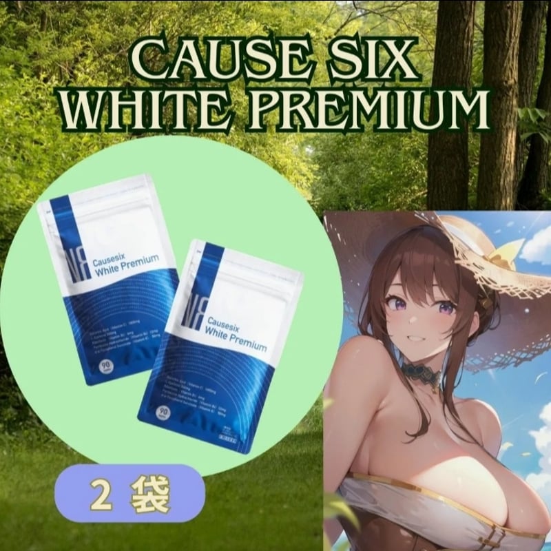 コーズシックス ホワイトプレミアム 2袋 しみ そばかす | NAWOMIDOU