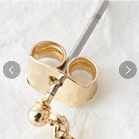 ピアス　高級　非対称　Drop ring pierce 　　Donnaruma　ドンナルンマ