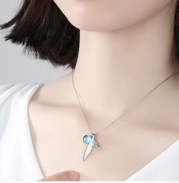 ネックレス 人魚 マーメイド テール 人魚の泡 レディース ネックレス 人魚 マーメイド テール 人魚の泡 レディース