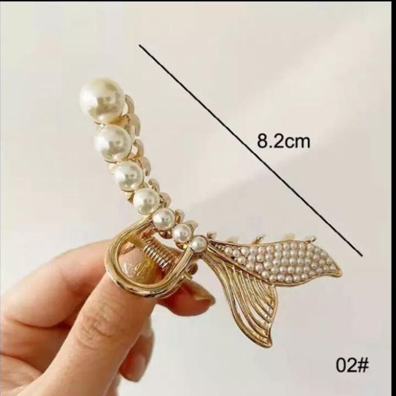 2個セット 金魚ヘアクリップ 和風和装 金魚髪飾り レディースヘアピン