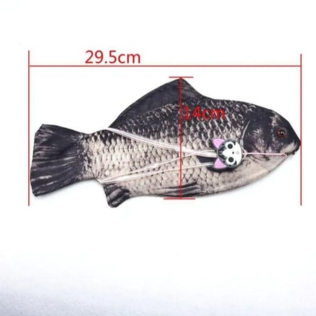 ペンケース 筆箱 財布 ペンポーチ 収納ポーチ 筆入れ 面白い 魚 おしゃれ