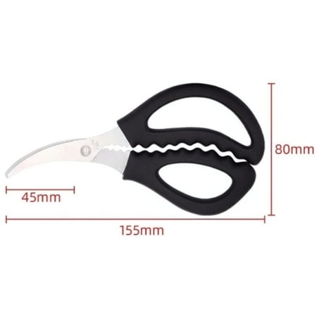 魚しめ　魚締め　黒　ブラック 魚さばき　締め具　釣具ラインカッター 多機能ハサミ