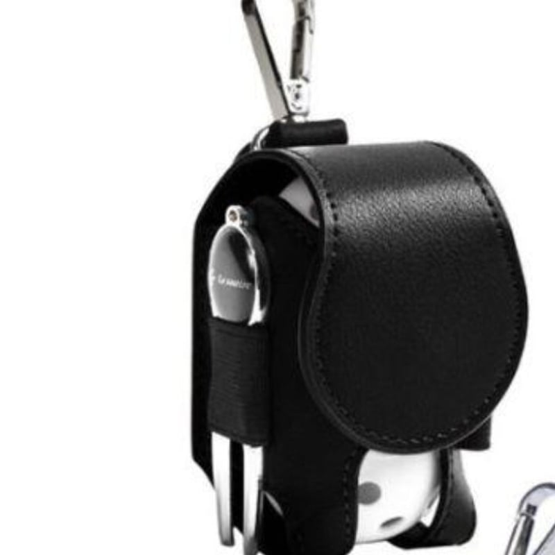 GANZO ゴルフボールケース 黒　新品未使用 811_thumbnail.jpg