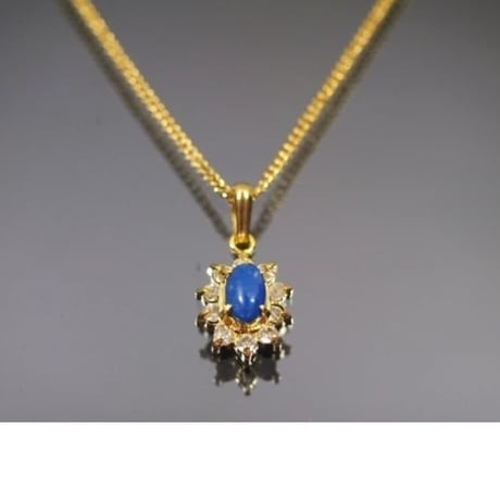 ラピスラズリ　ネックレス　日本製　天然石　プチ　ゴールド　チェーン　実り　誓い　情熱　プチネックレス　アクセサリー　祝　パーティー