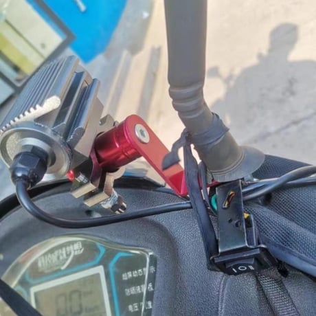 クランプバー 拡張ブラケット ハンドル バイク スマホホルダー 簡単取付 2個
