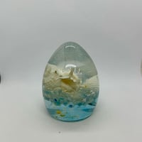 盛り塩オルゴナイトNarugonait海をイメージした貝入り