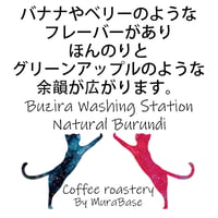 【ブルンジ】ブジラ・ウォッシングステーション  150g