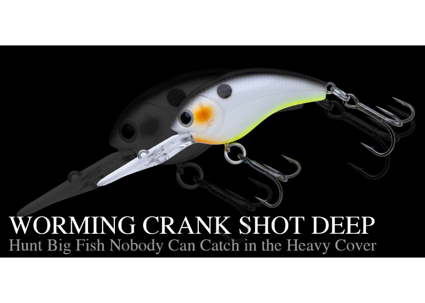 ルアー・フライ NORIES WORMING CRANK SHOT 53mm 8g NORIES/ノリーズ WORMING CRANK SHOT DEEP/ワーミングクランクショ