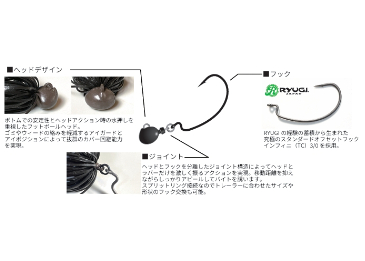 ZAPPU/ザップ BOW HEAD JIG/バウヘッドジグ 3/8oz | BOAT&TA