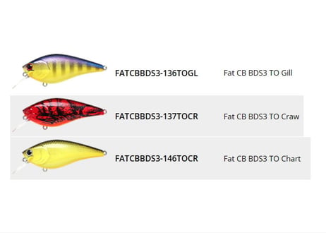 2 Lucky Craft Fat CB BDS 3 - Aurora Black & Blue Silver - Leurres Crankbait Pour Bass