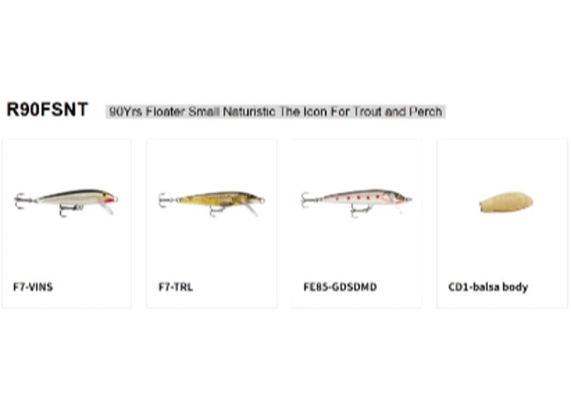 Rapala/ラパラ 90YEARS LURE KIT/90周年記念ルアーキット | BOAT