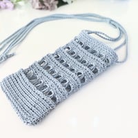 Ring Ring Pouch (スマホポーチの編み図)