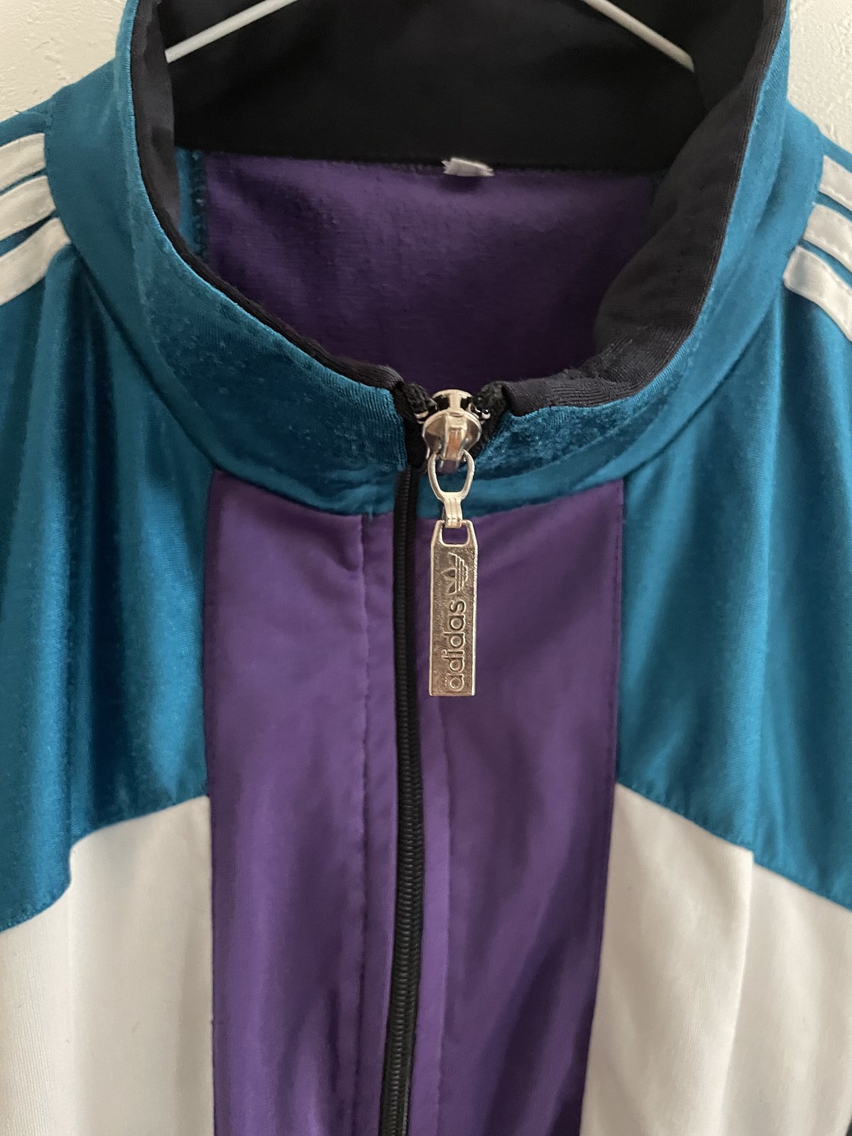 vintage adidas track jacket (purple/multi) | 4G