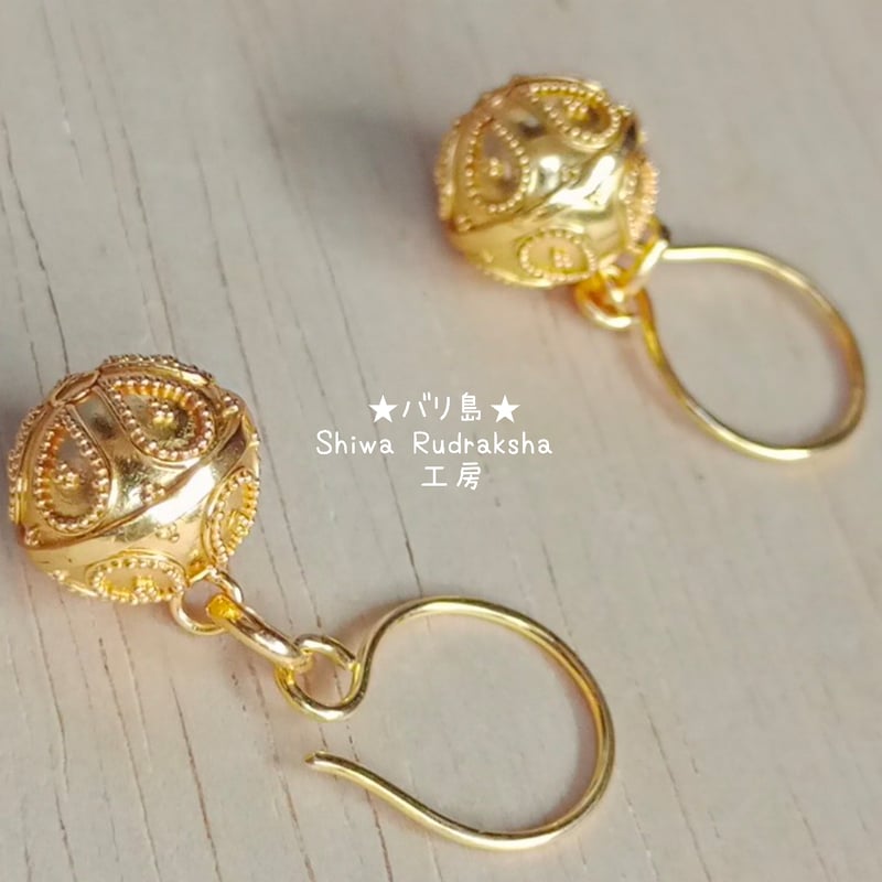 再販！【ジャワンガムランボール】22Kコーティング925シルバー 