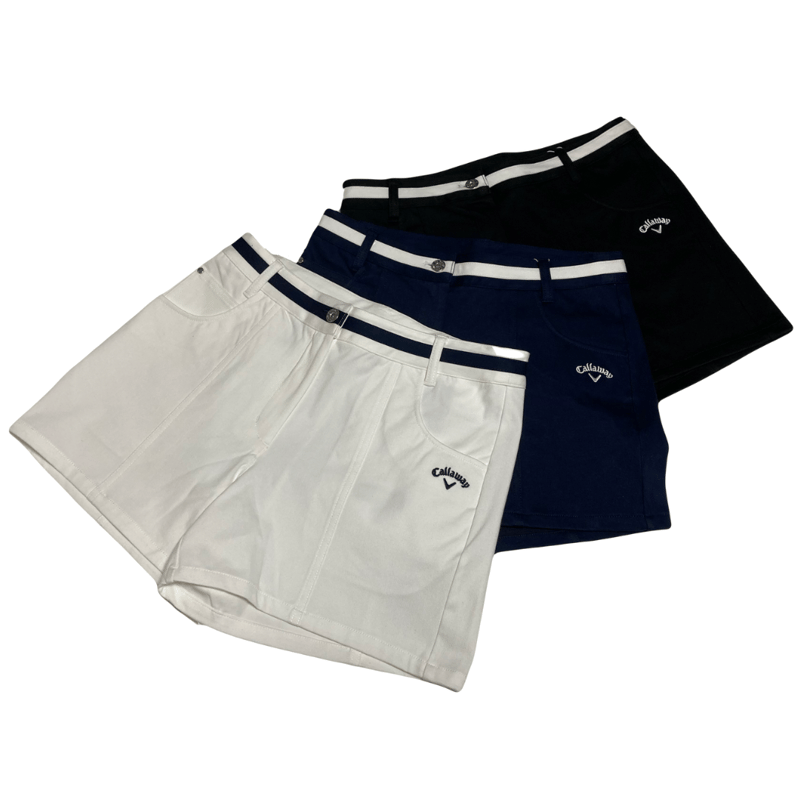 キャロウェイ ストレッチショートパンツ Callaway ショートパンツ 8WAYストレッチ 撥水ニットツイルショート