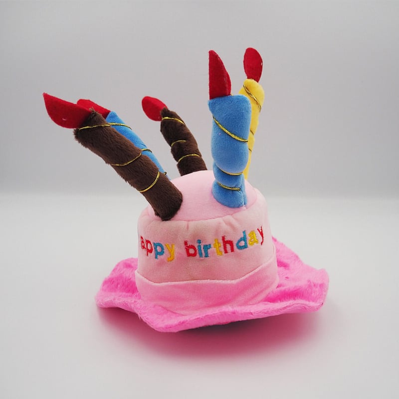 犬用帽子》お誕生日パーティ帽子 犬帽子 ハッピーバースデーハット  