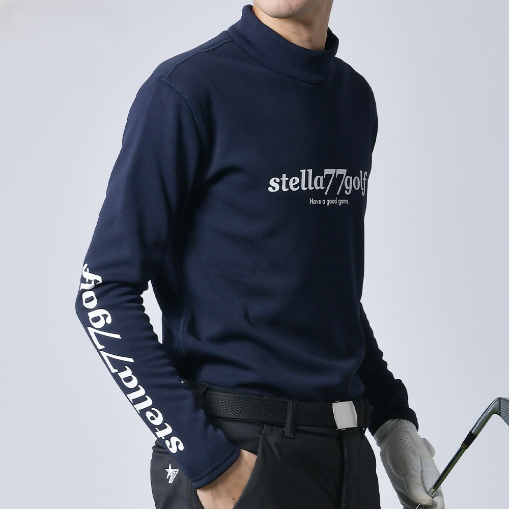 stella77golf ステラセブンティーセブン メンズ 裏起毛ハイネック