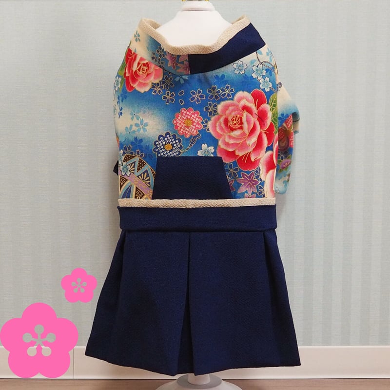 中型犬Sサイズ》着物 袴 犬服 和服 和装 小型犬 ドレス ドッグ 中型犬Sサイズ》着物 袴 犬服 和服 和装 小型犬 ドレス ドッグ