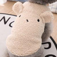 【すぐにお届け】ペット服 くまちゃんボアトップス ペットウェア ドッグウェア 犬服 おしゃれ かわいい 安い モフモフ あったか