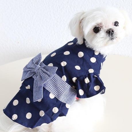 犬服 ドッグウェア フレア袖ドット柄レトロ浴衣 和服 ペット服 犬 おしゃれ かわいい 安い 小型犬 中型犬 大型犬 トイプードル シーズー マルチーズ